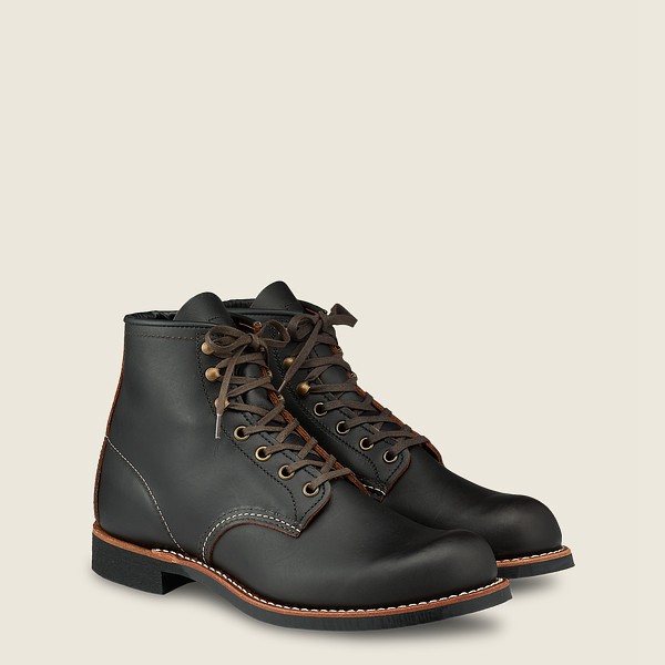 Red Wing Heritage Bot Erkek - Blacksmith - 6-Inch Prairie Deri - Siyah - 37BCPLKFA